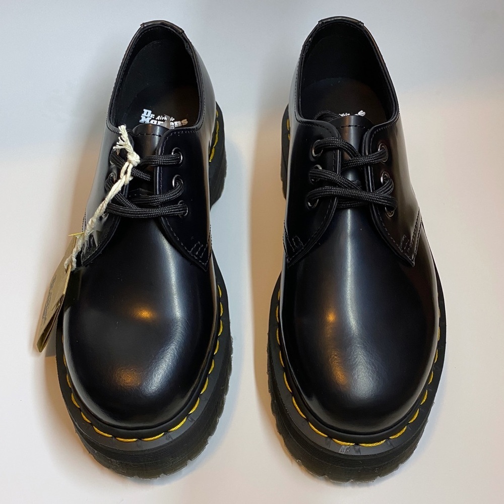 Dr. Martens Holly Buttero Platform Oxfords Black - Picture 4 of 6